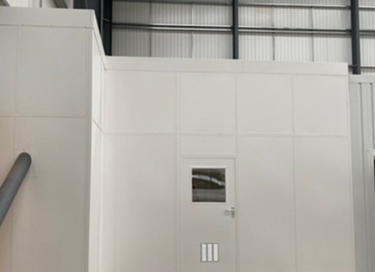 Double Skin Steel Partitioning Example 4